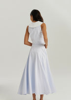 Juliana Stripe Dream Skirt | Blue/White