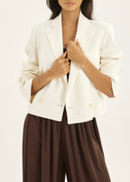 Nikola Everyday Elevate Blazer Jacket | Ivory