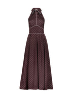 Liberty Polka Elegance Dress | Merlot