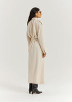 Louisa Elevated Trench Dress Coat | Cream