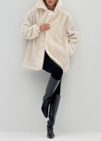 Montclair Iconic Fur Coat | Winter Latte