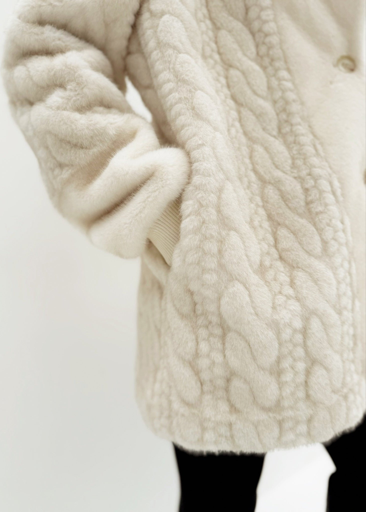 Montclair Iconic Fur Coat | Winter Latte