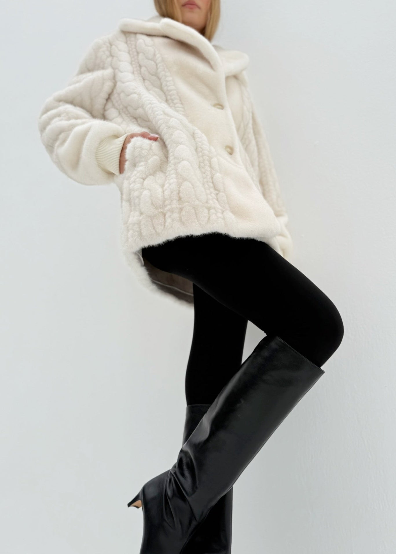 Montclair Iconic Fur Coat | Winter Latte