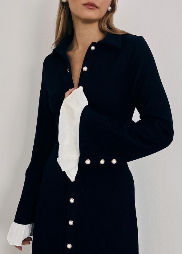 Nikita Effortless Statement Dress | Navy