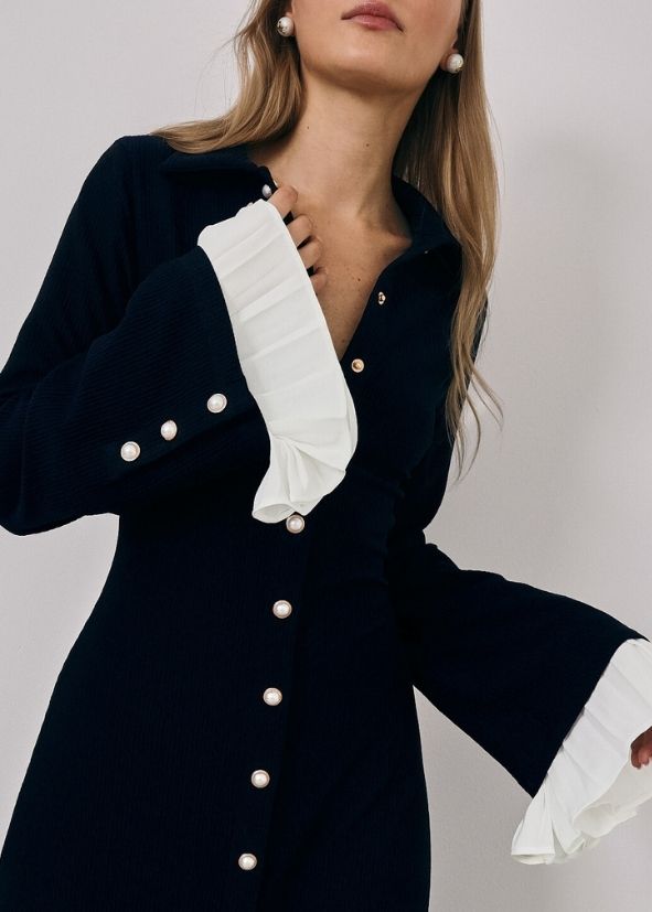 Nikita Effortless Statement Dress | Navy