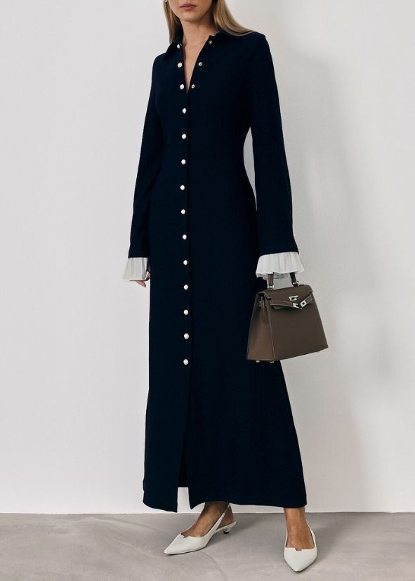 Nikita Effortless Statement Dress | Navy