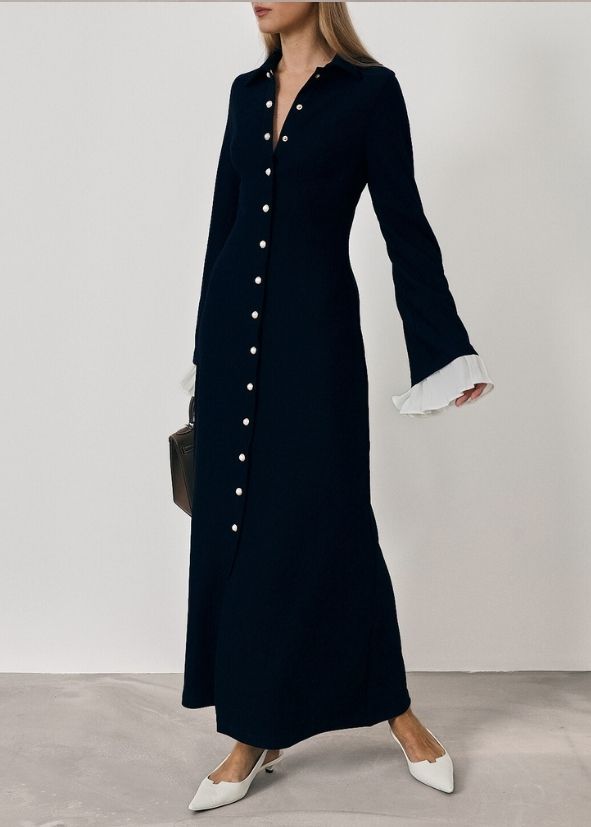Nikita Effortless Statement Dress | Navy