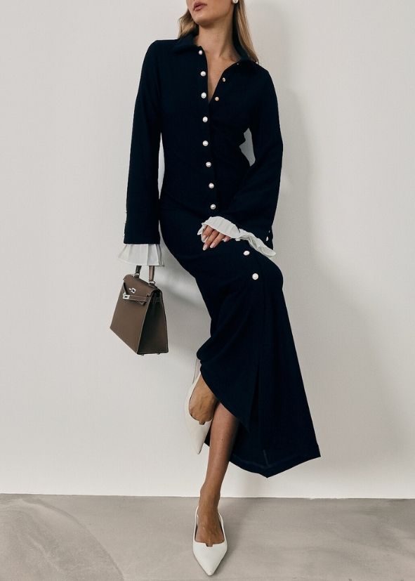 Nikita Effortless Statement Dress | Navy