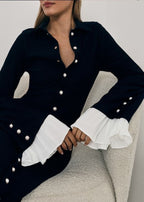 Nikita Effortless Statement Dress | Navy