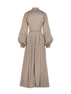 Oxana Geo Print Icon Dress | Ivory