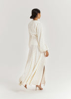Rhona Polka Dot Dream Skirt | Ivory/Black