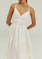Sophia Elegance Maxi Dress | Vanilla