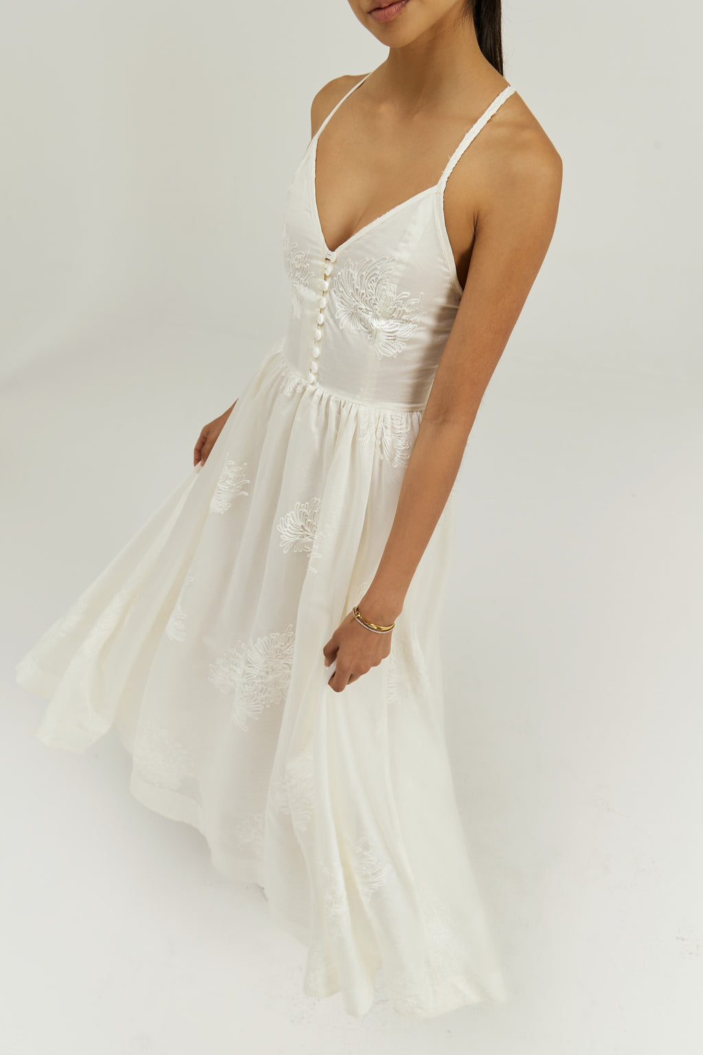 Sophia Elegance Maxi Dress | Vanilla