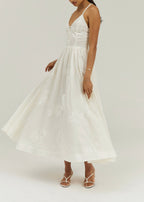 Sophia Elegance Maxi Dress | Vanilla