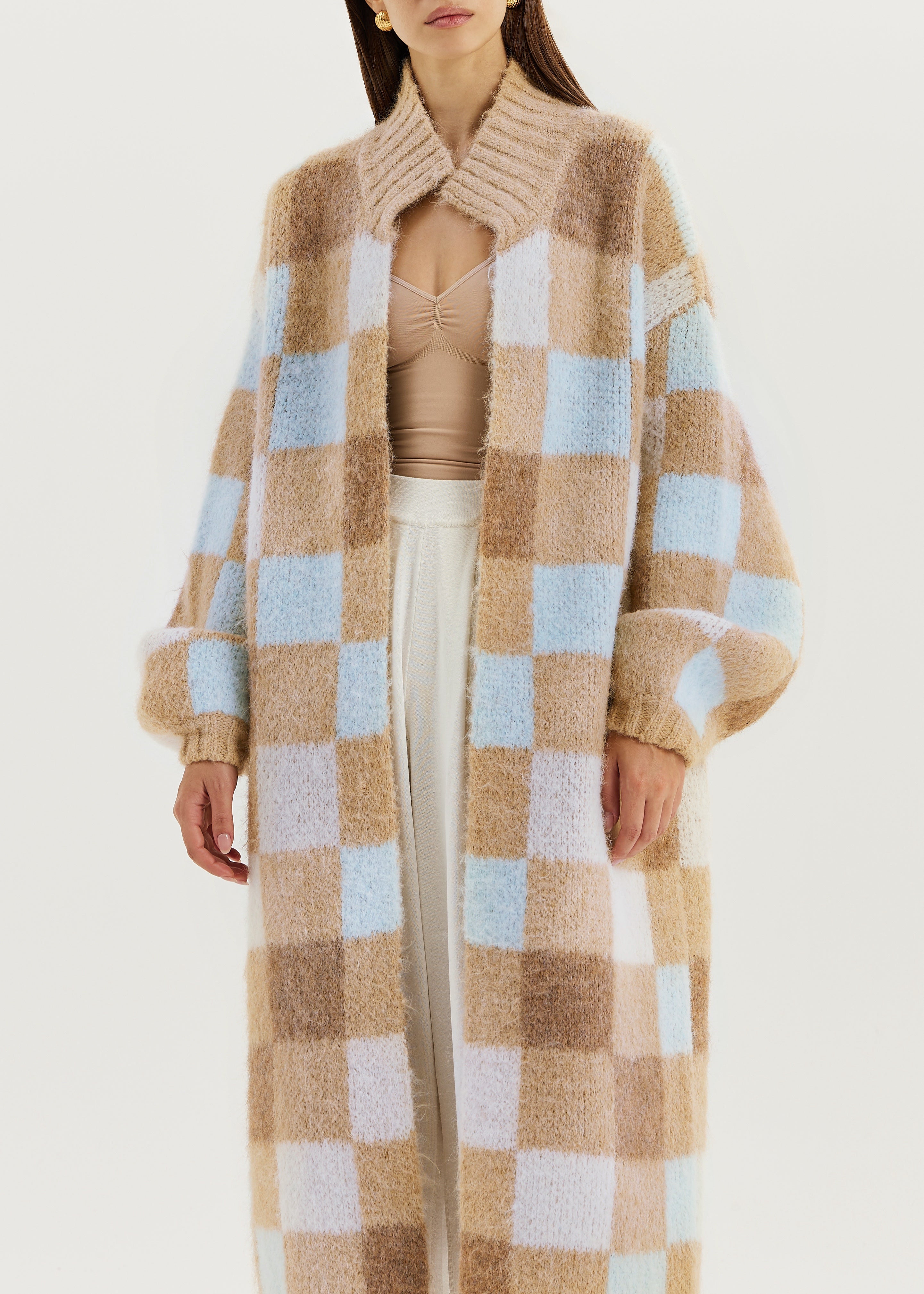 St. Moritz Luxe Cardigan | Mocha Mix