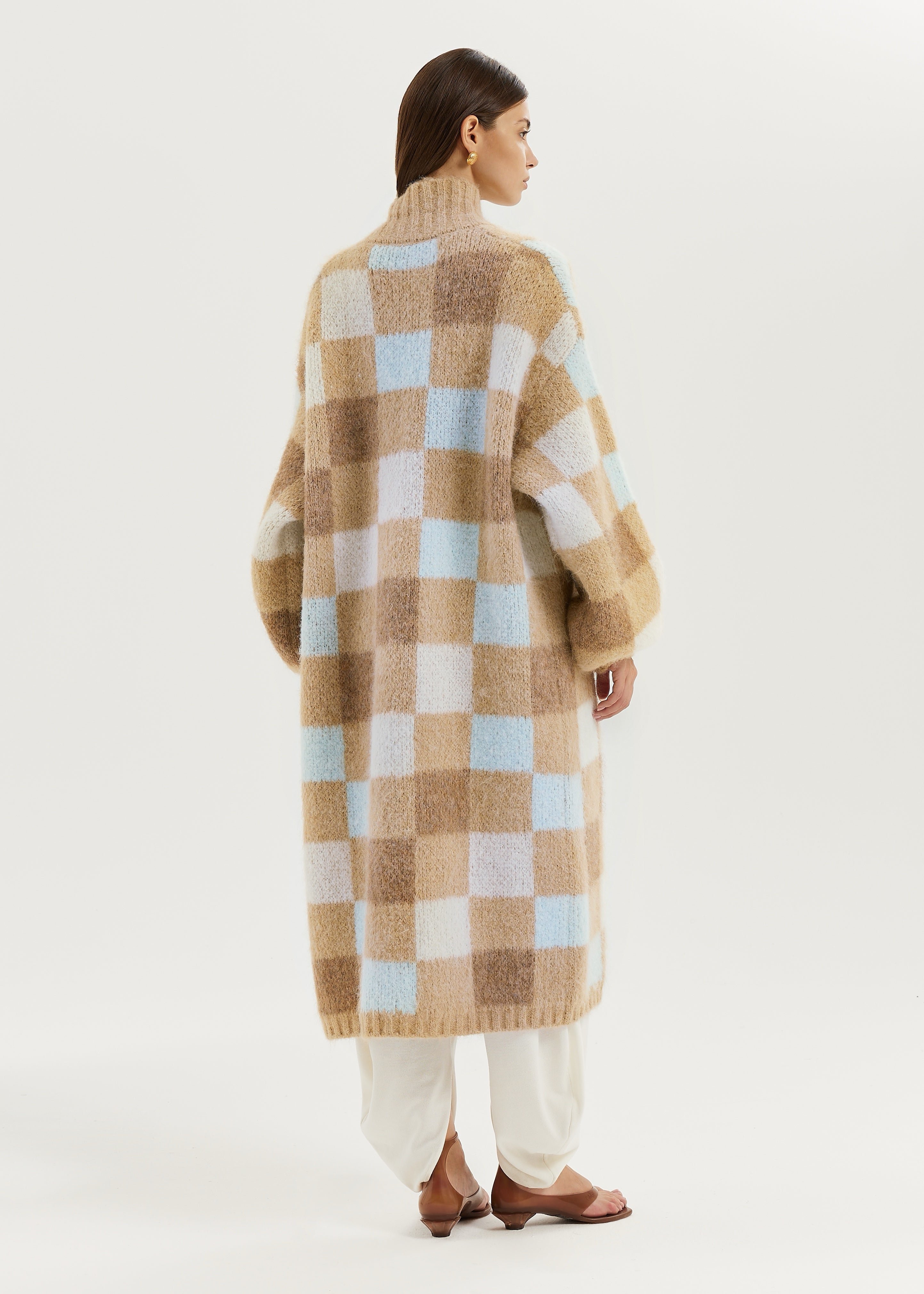 St. Moritz Luxe Cardigan | Mocha Mix