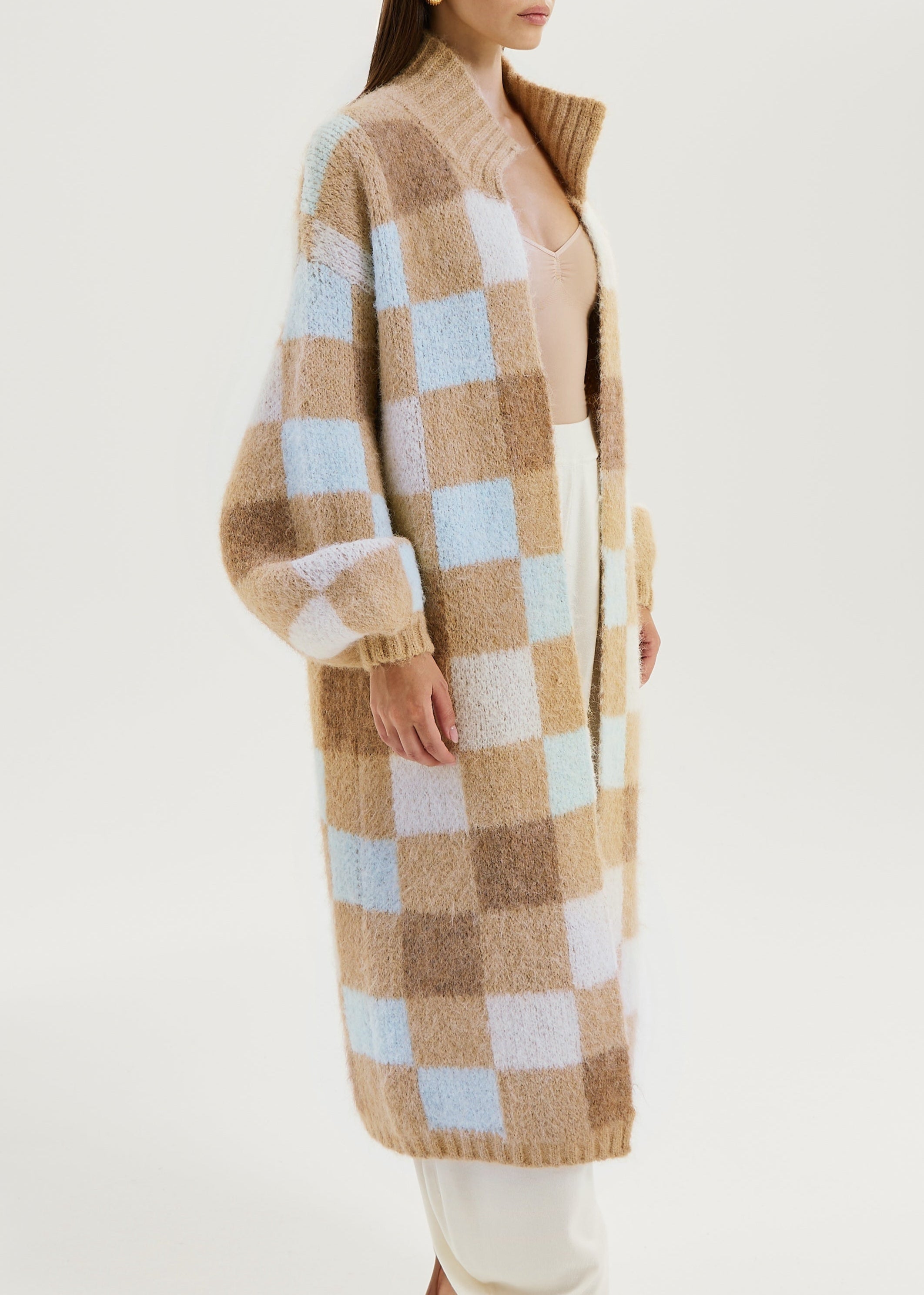St. Moritz Luxe Cardigan | Mocha Mix