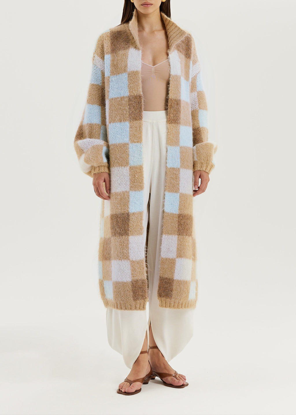 St. Moritz Luxe Cardigan | Mocha Mix