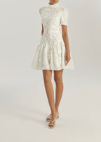 Vikarla Floral Day Dress | White