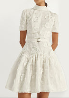 Vikarla Floral Day Dress | White