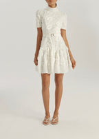 Vikarla Floral Day Dress | White