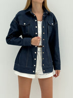 Pinch Me Denim Jacket Shirt  | Indigo