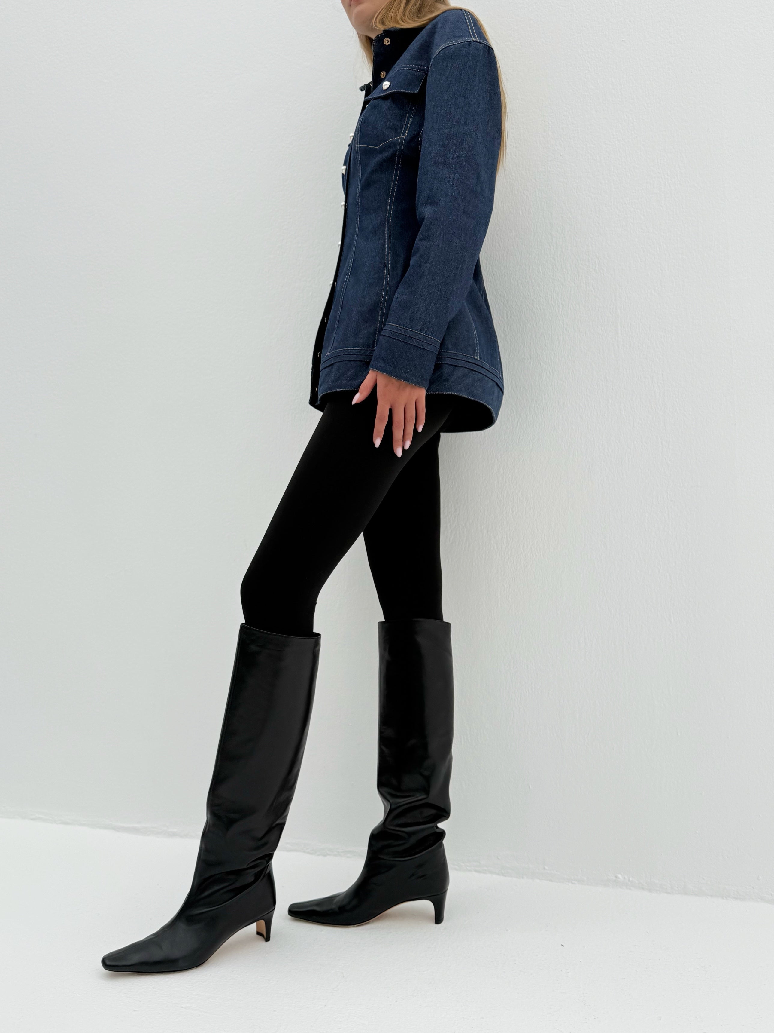 Pinch Me Denim Jacket Shirt  | Indigo