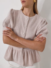 Adina Spring Day Elegance Cardigan | Rose Pink