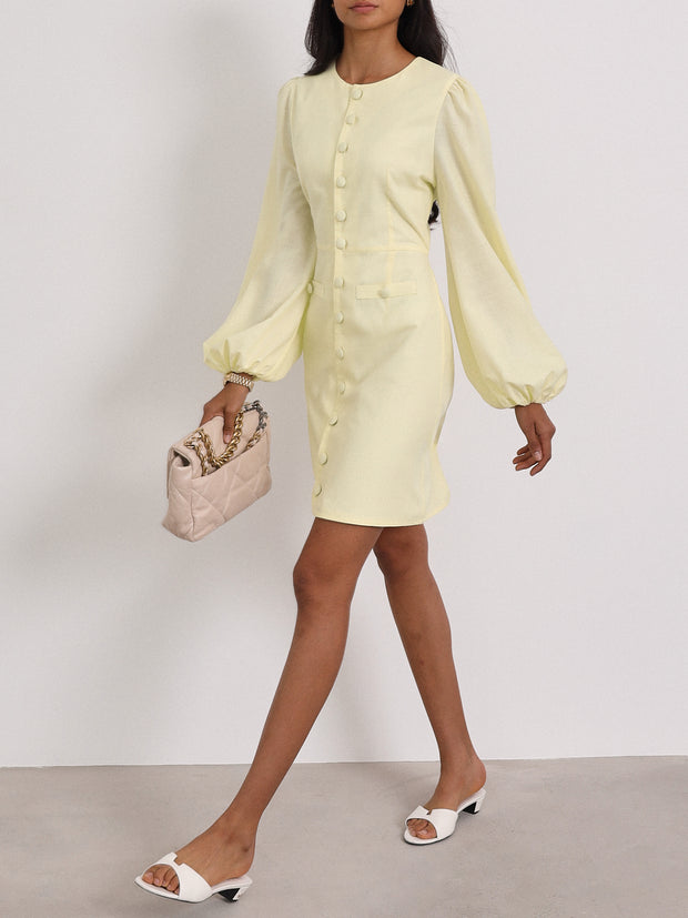 Anis Chic Day Dress | Lemon Sorbet