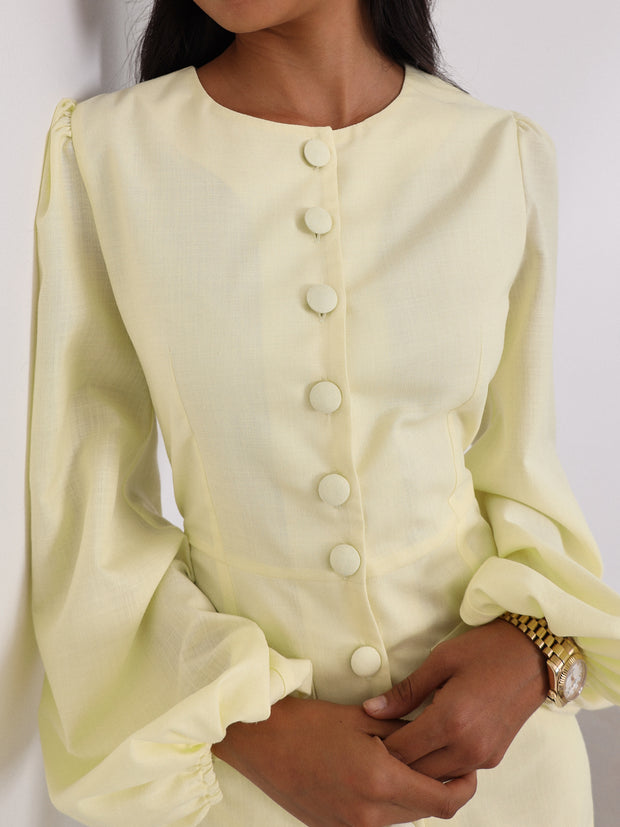 Anis Chic Day Dress | Lemon Sorbet