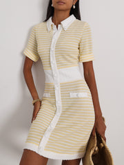 Anna Knitted Resort Dress | Butter Lemon
