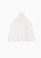 Avina Resort Halter Top | White
