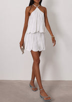 Avina Resort Halter Top | White