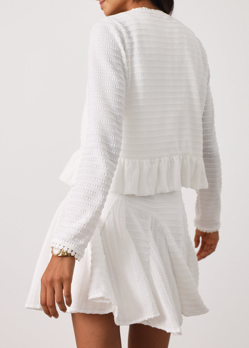 Camille Knitted Summer Cardigan |  White