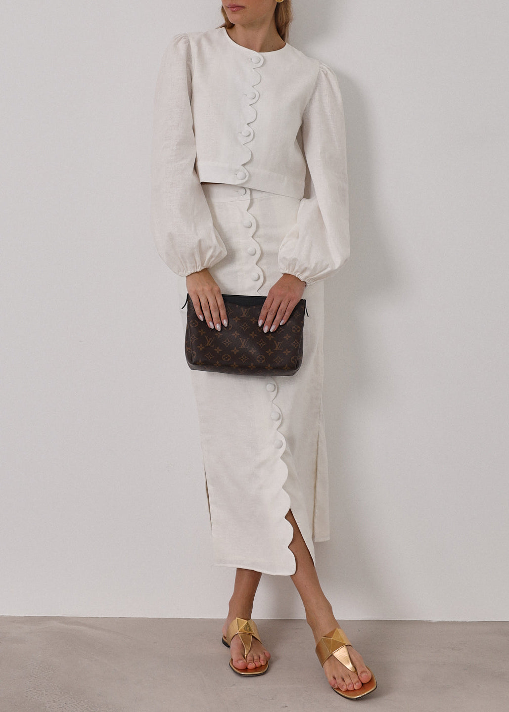 Carra Linen Spring Jacket | Ivory
