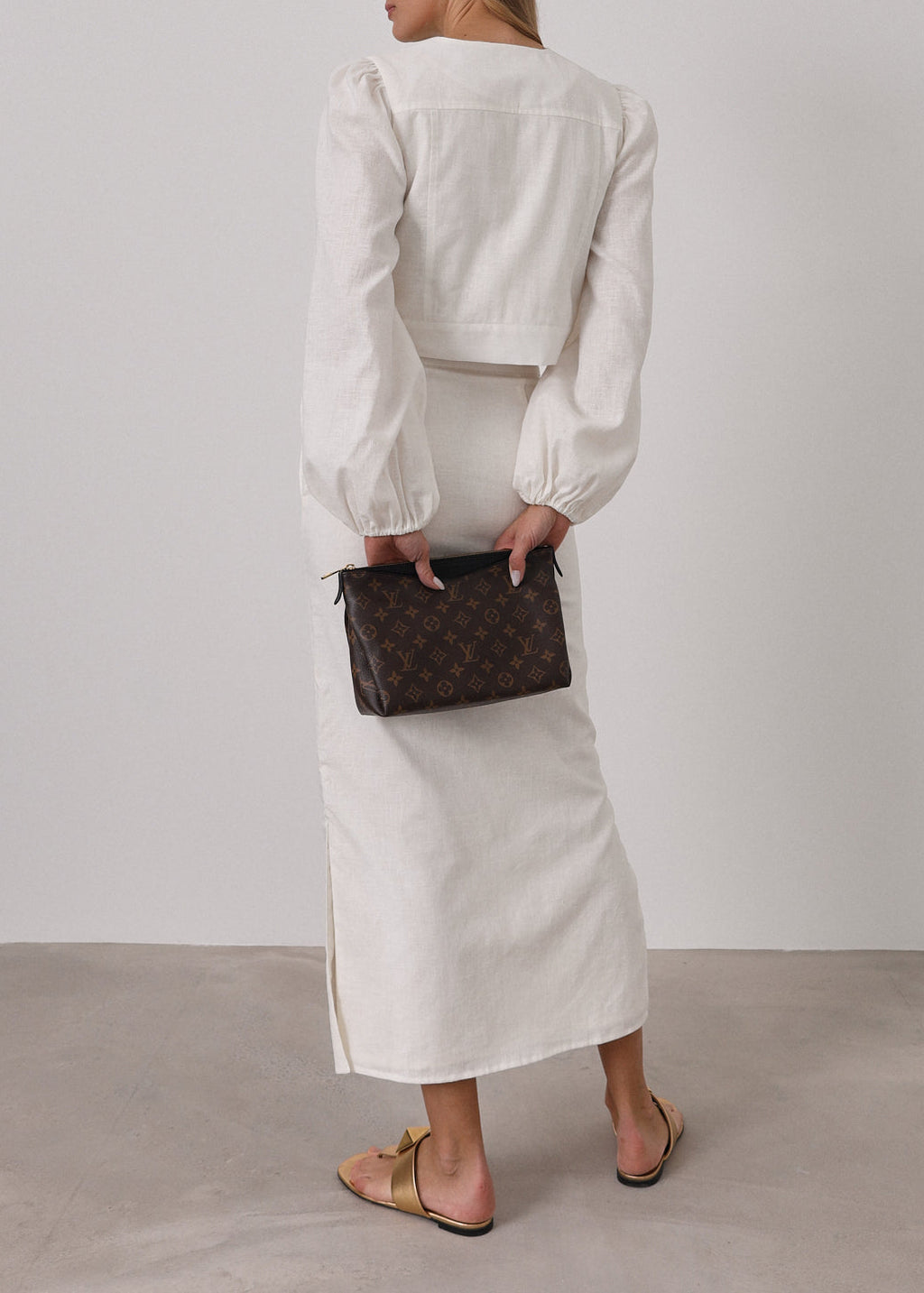 Carra Linen Spring Jacket | Ivory