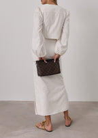 Carra Linen Spring Jacket | Ivory