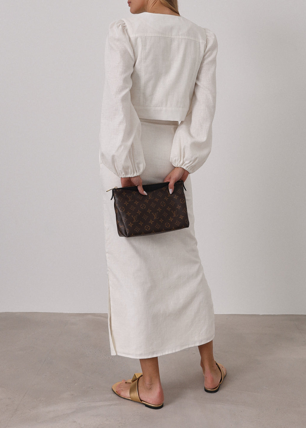 Carra Linen Spring Jacket | Ivory