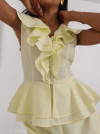 Everly Dream Blouse | Lemon