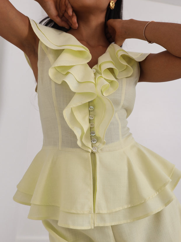 Everly Dream Blouse | Lemon