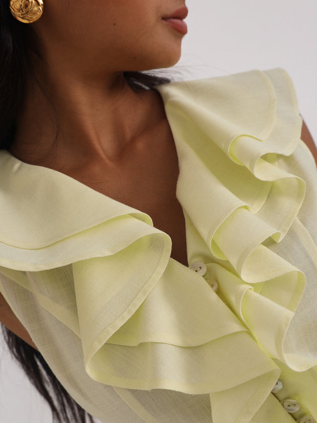 Everly Dream Blouse | Lemon