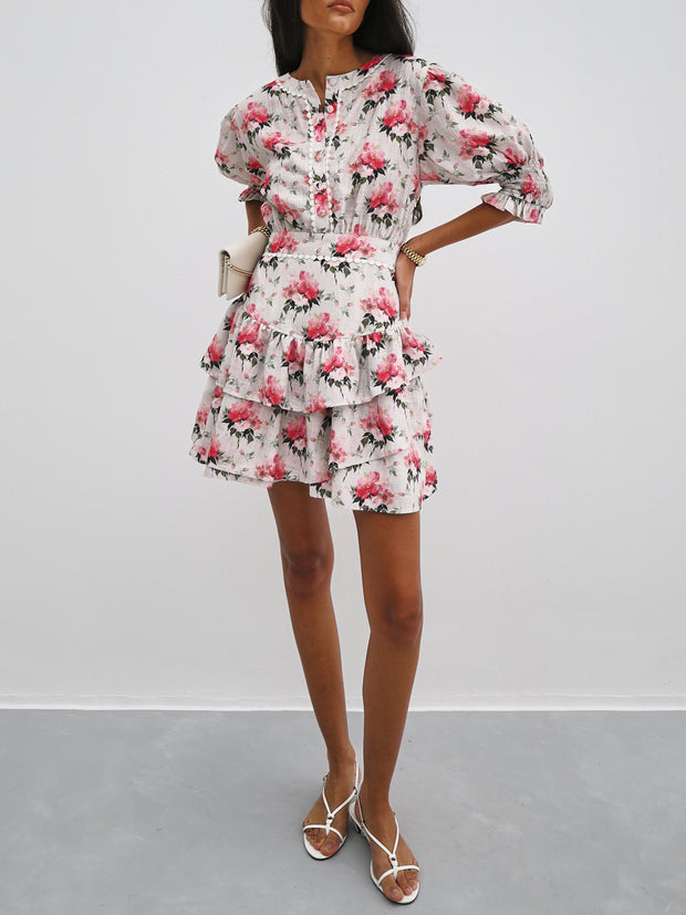 Emilia Floral Day Dress | Multi