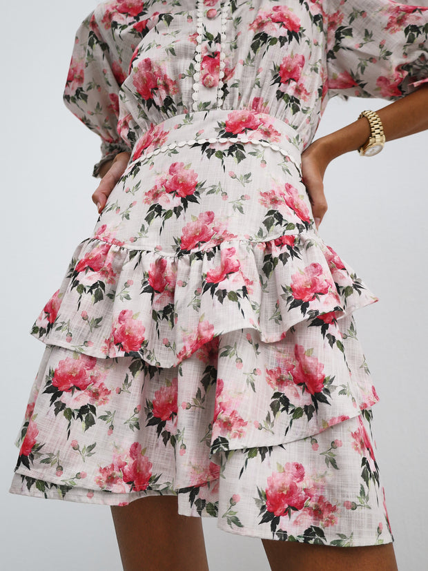 Emilia Floral Day Dress | Multi