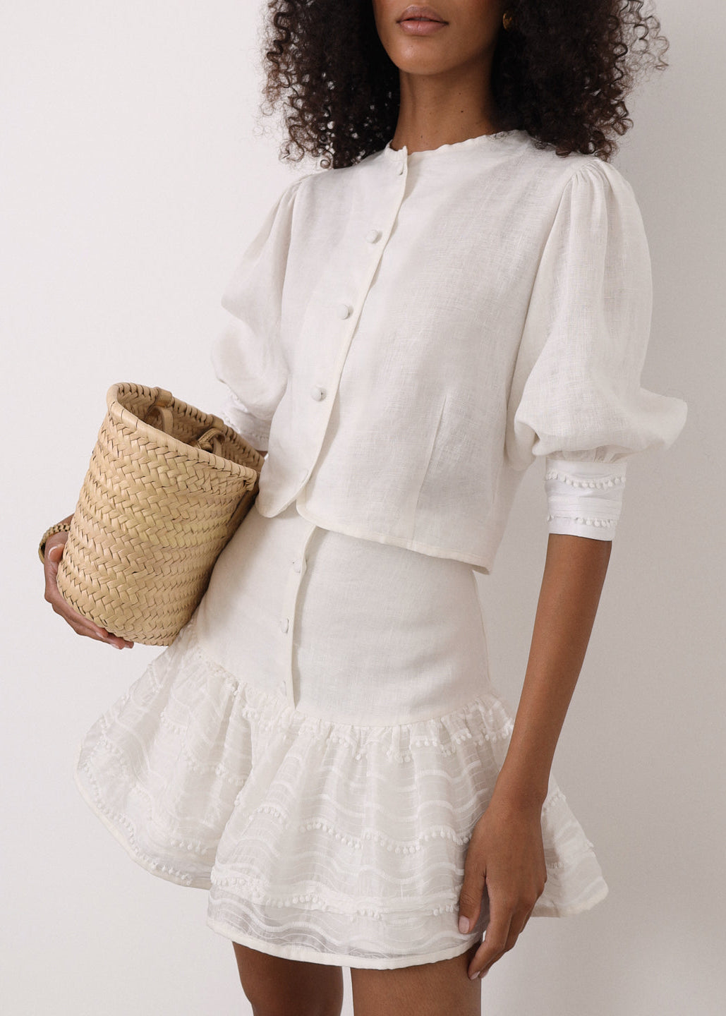 Fahara Resort Day Blouse | Island White