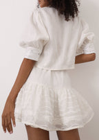 Fahara Resort Day Blouse | Island White