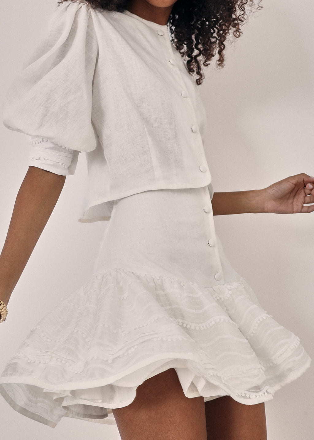 Fahara Resort Day Blouse | Island White