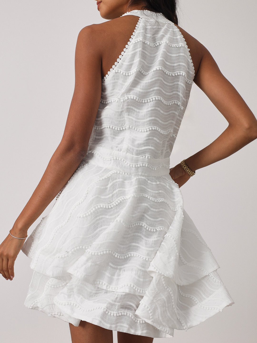 Harriet Applique Dream Dress | White