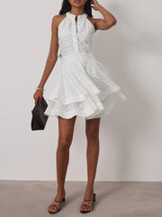 Harriet Applique Dream Dress | White