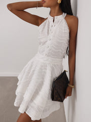 Harriet Applique Dream Dress | White