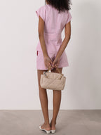 Kai Stripe Skort | Sunset Pink